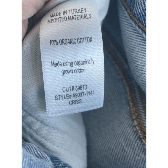 AGOLDE Women's Criss Cross Straight-Leg Jeans Size 30 NEW - Picture 11 of 11